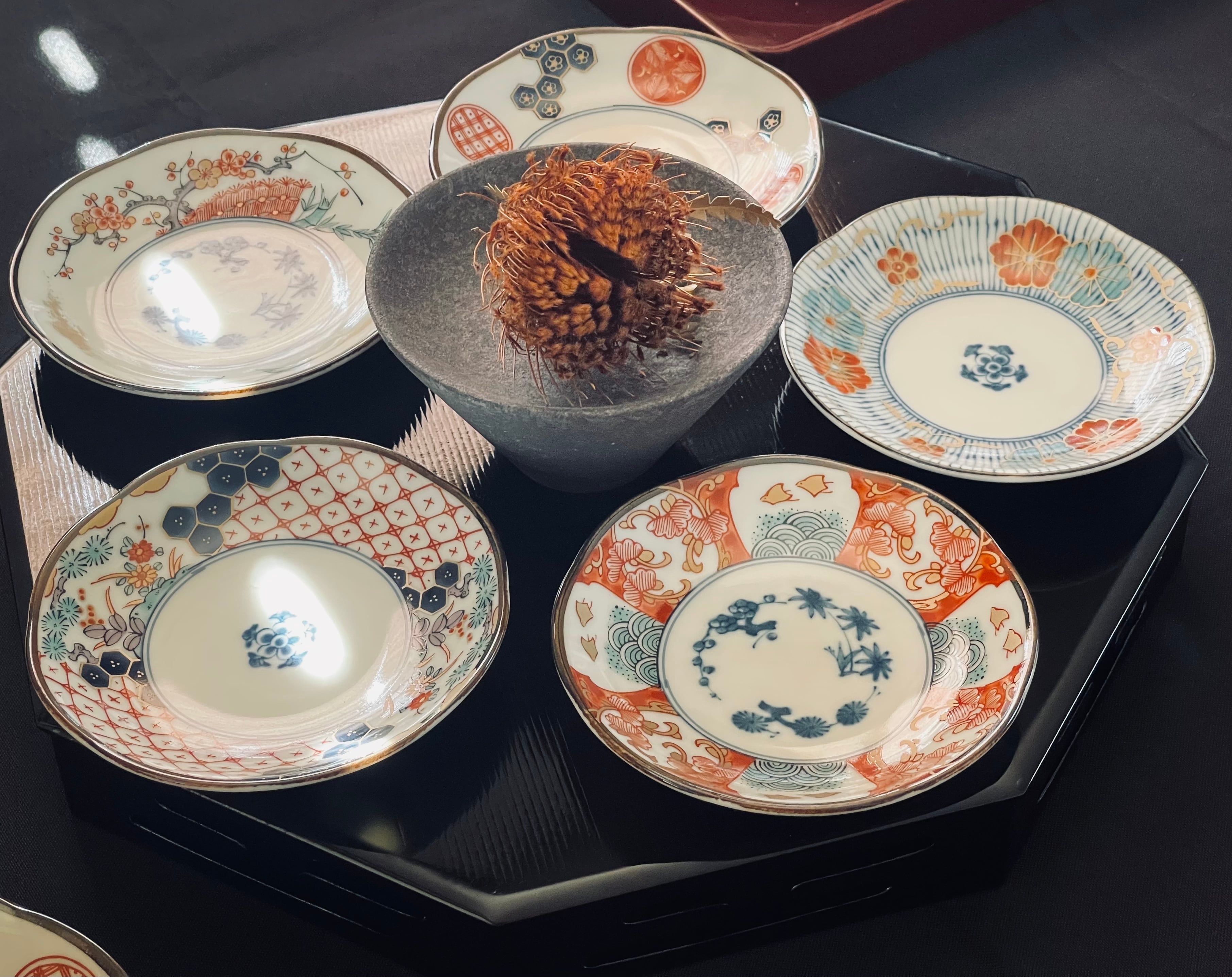 染錦古伊万里 小皿5枚揃 | Siun 紫雲