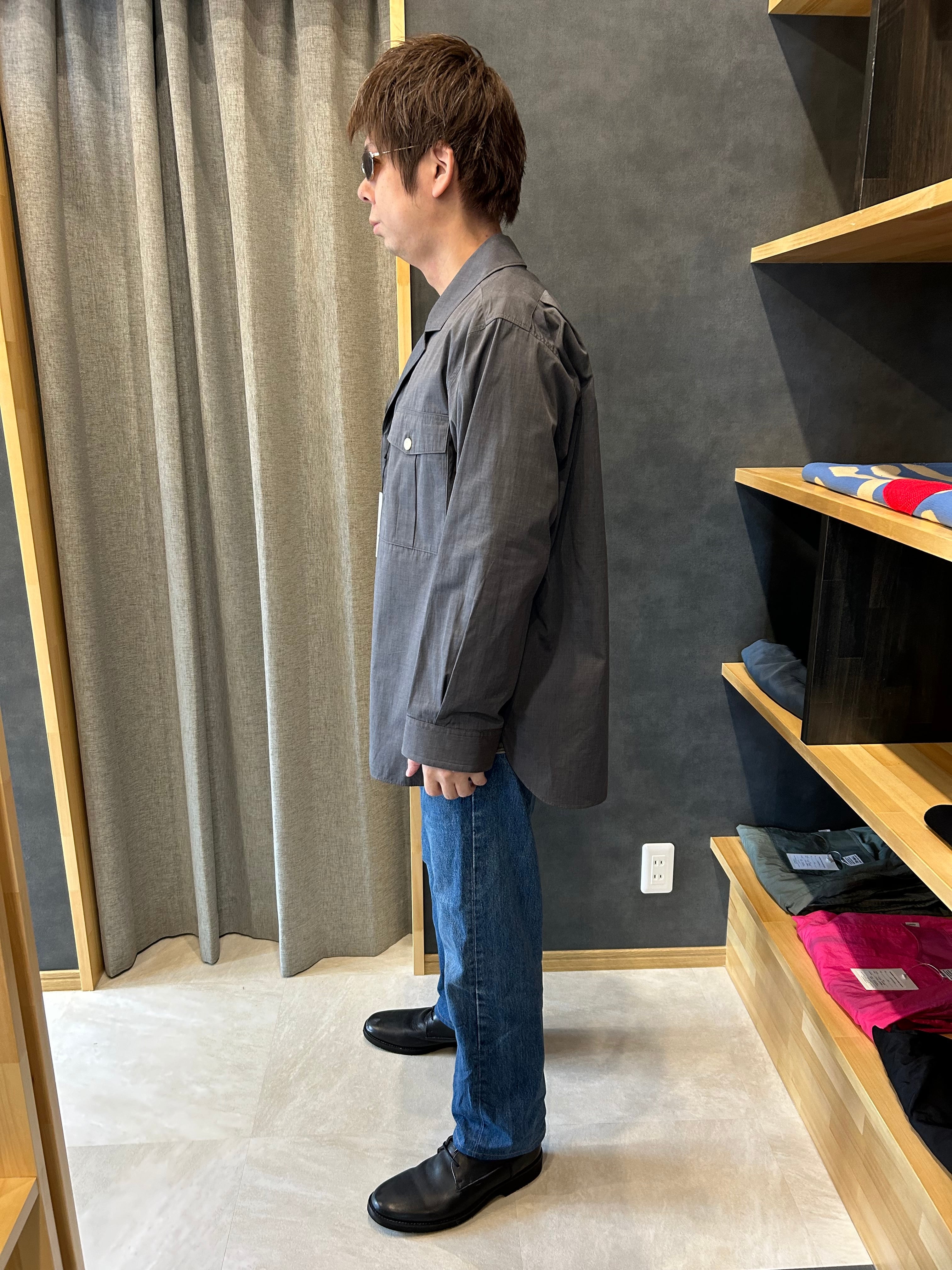 RAKINES ラキネス】Trinity Chambray Explorer shirt | delhezi