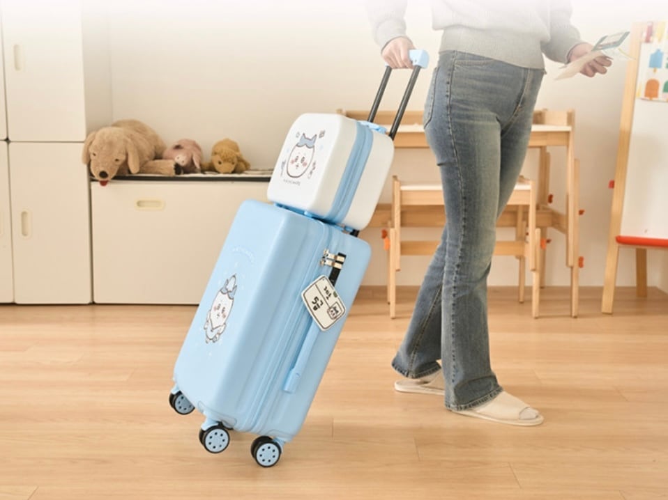 韓国限定】chiikawa carry case 2types / ちいかわ ハチワレ スーツ