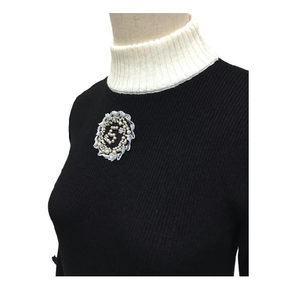 2022年秋冬50%OFF スーパービューティー ワンピース ジャガード編み