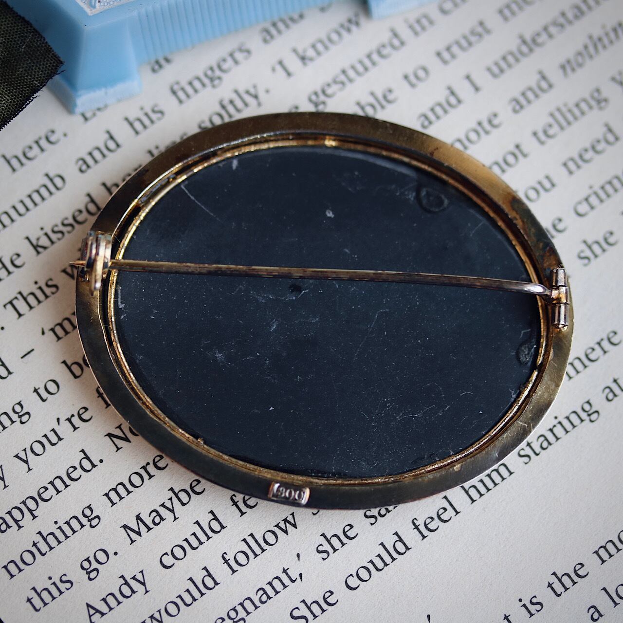 silver800 スミレの花 フローレンスモザイク ピエトラドュラ