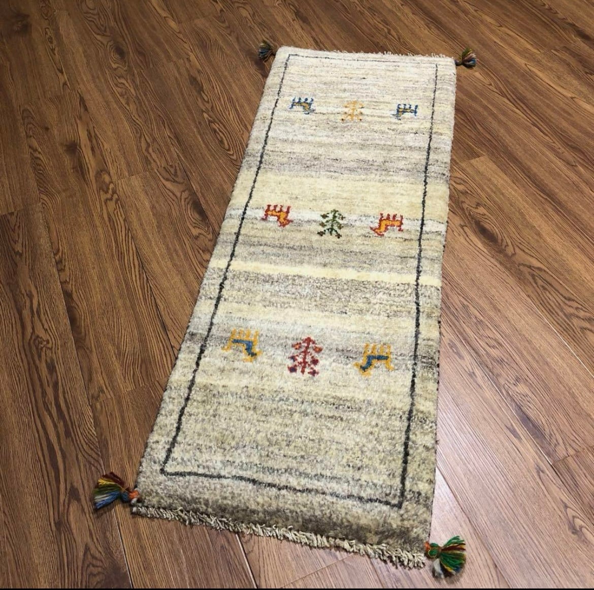 ペルシャギャッベ( ギャベ )ラグ ベッドサイド 廊下 ランナー No.GK