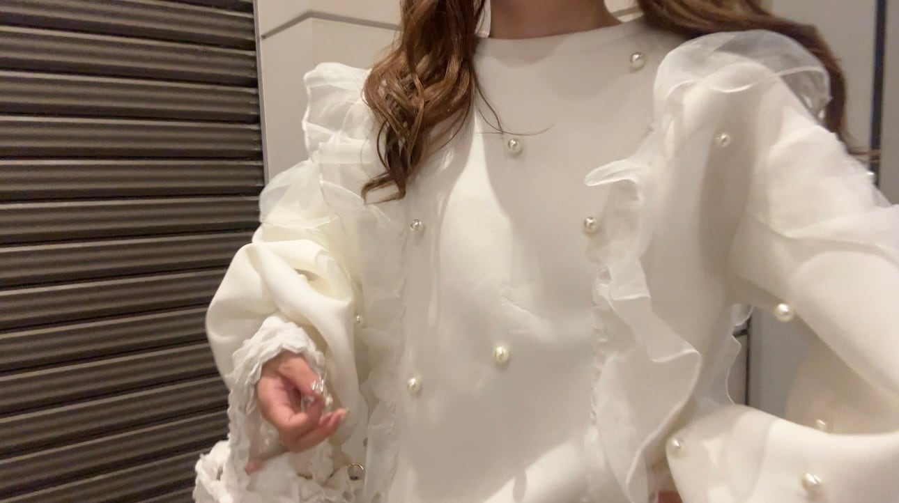 BABY PERL TULLE TOPS パールあり | MARRY ME.official