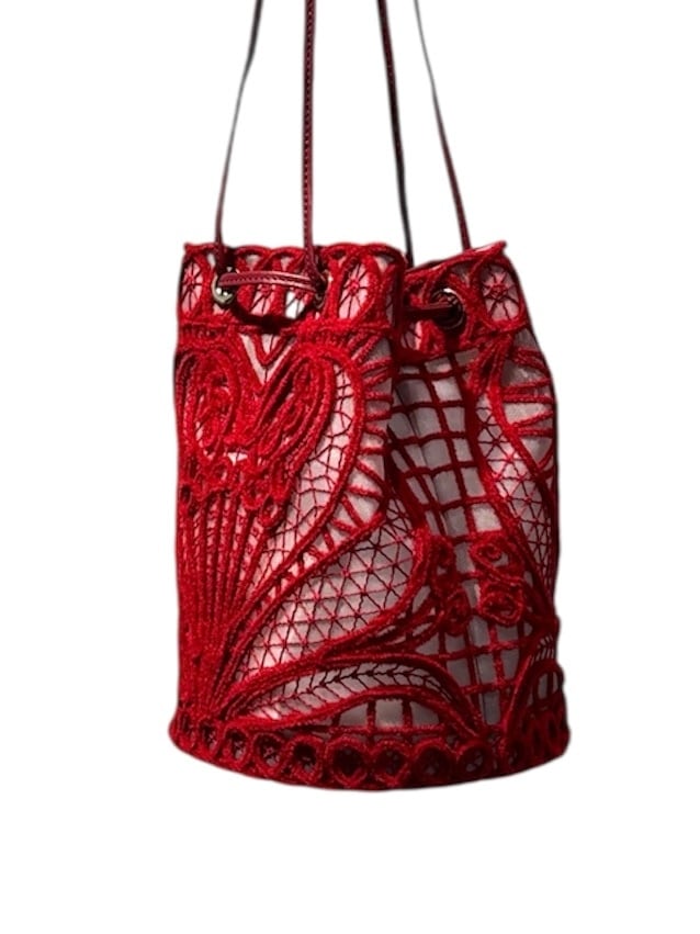 25AW】Mame Kurogouchi マメ クロゴウチ / Cording Embroidery Bucket