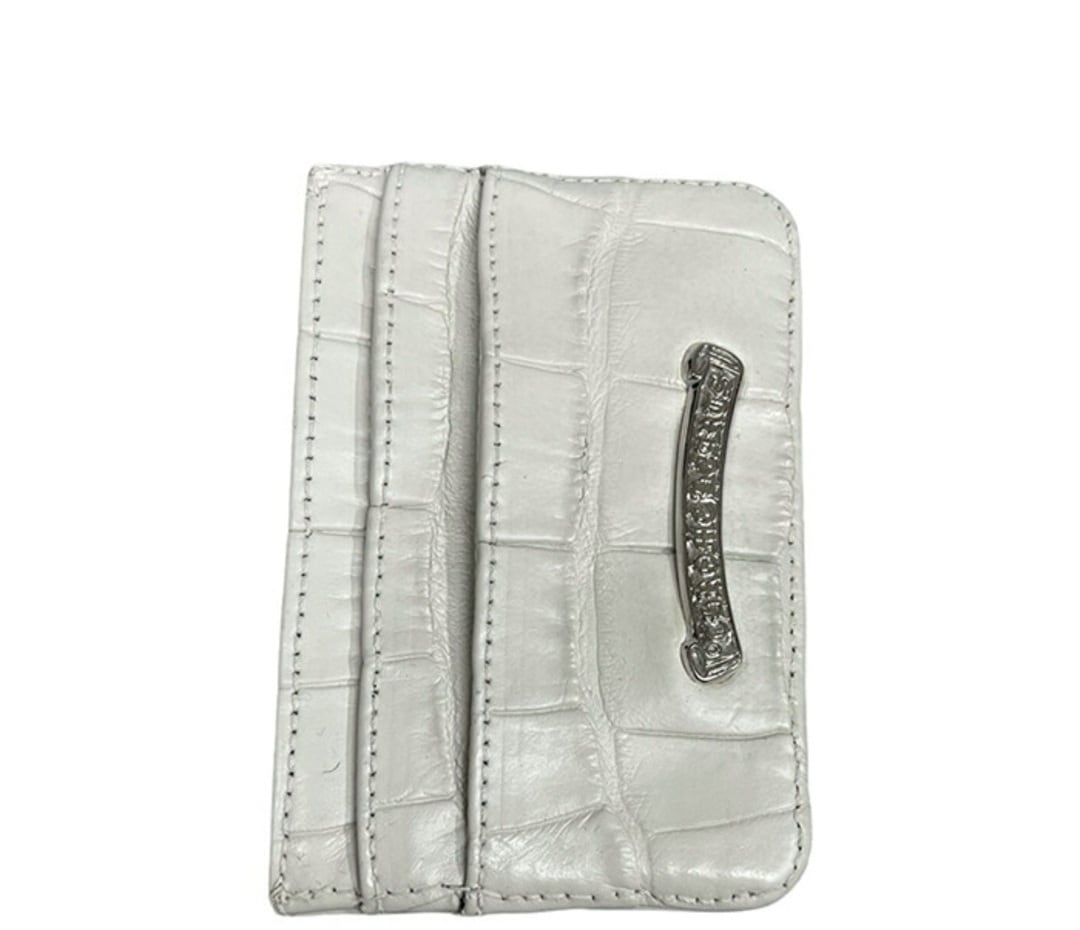 CHROME HEARTS クロムハーツ Crocodile Leather Card Case