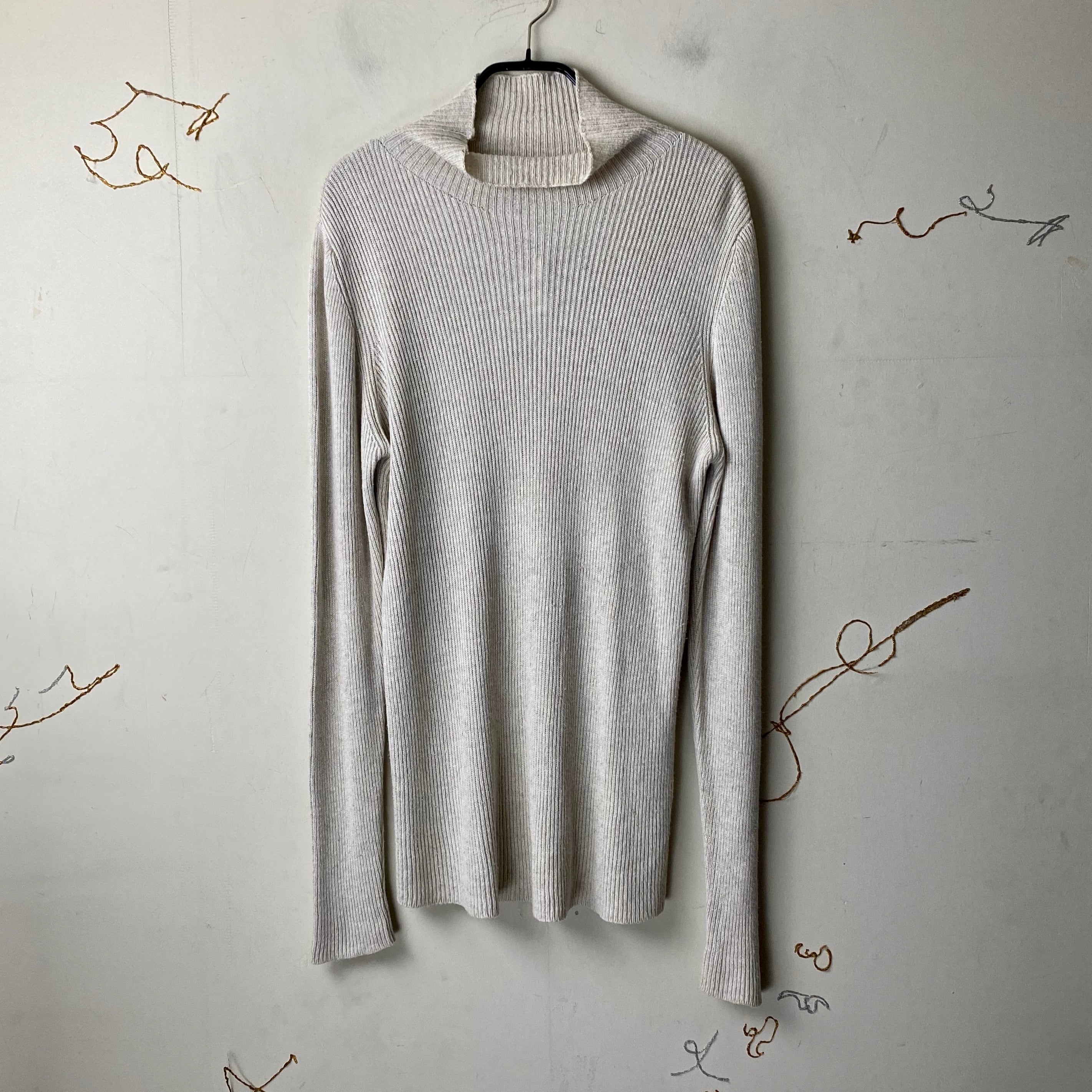 MAISON MARTIN MARGIELA 10 hi-neck knit by Miss Deanna | NOIR ONLINE