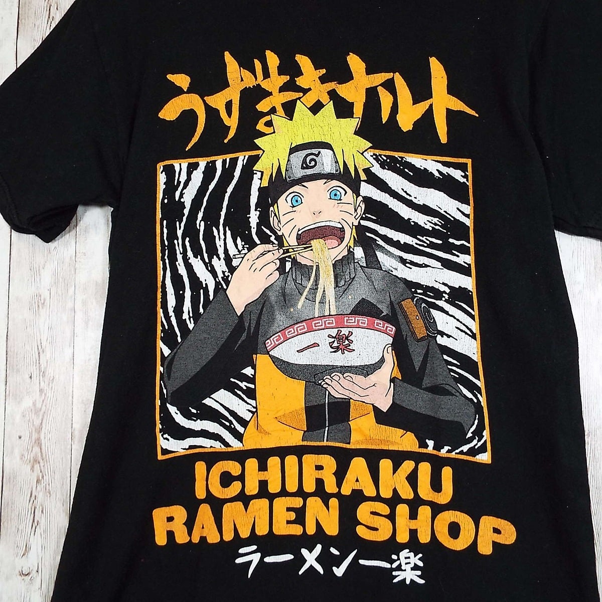 キャラTシャツ】メキシコ製 00年代 NARUTO 疾風伝 うずまき ナルト