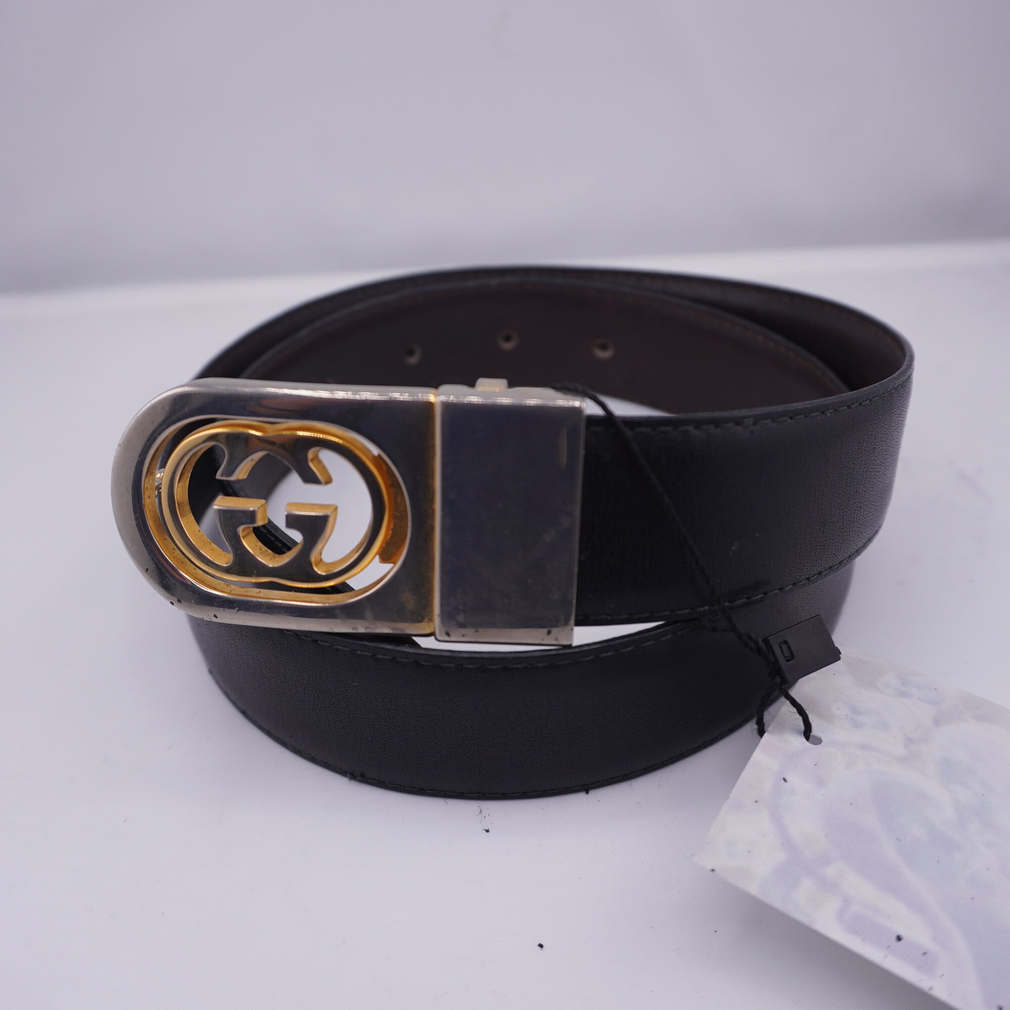 GUCCI】グッチ GCロゴバックルベルト | ブランド古着屋 Jesus Judas