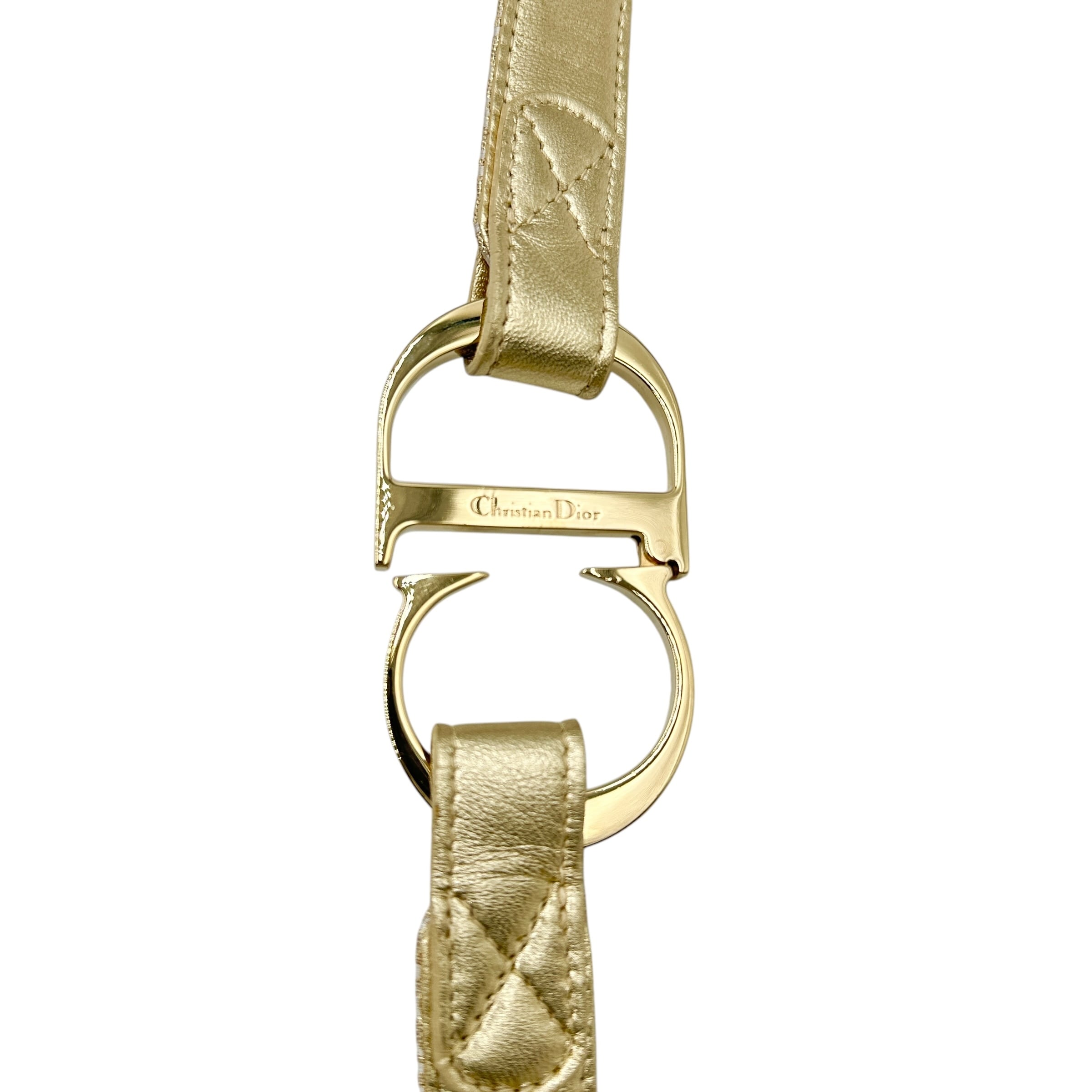 Christian Dior ディオール CDバックル ベルト ゴールド アクセサリー