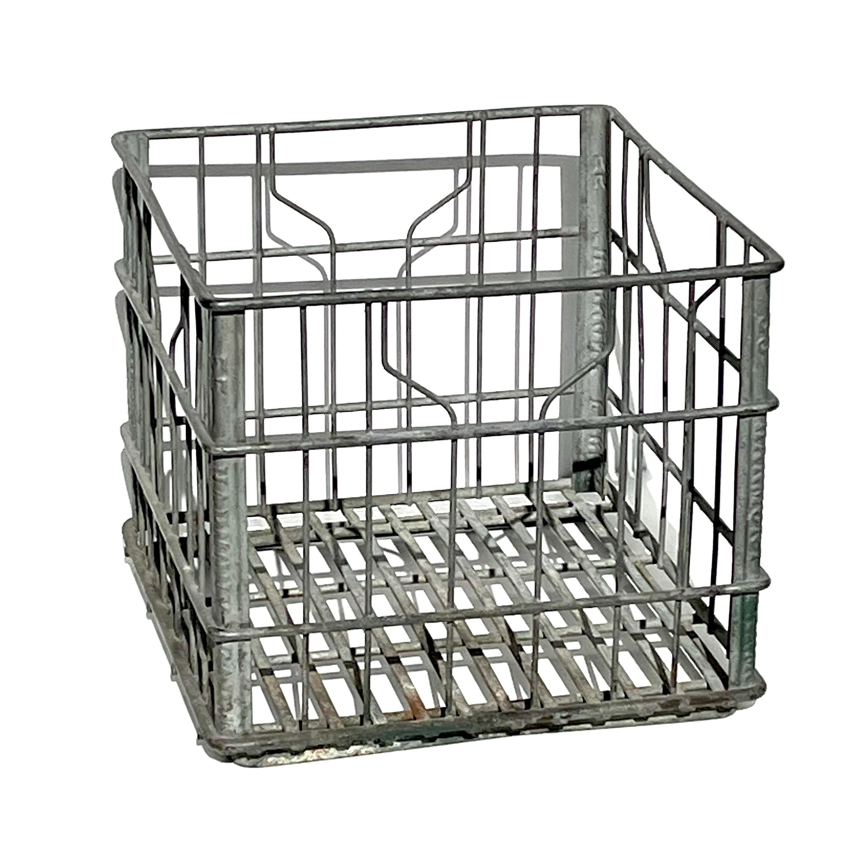 Vintage Wire Milk Crate ミルククレート 店舗 ショップ ディスプレイ