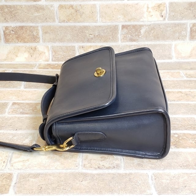 オールドコーチ ☆ USA製 レザー ターンロック 2WAY ショルダーバッグ