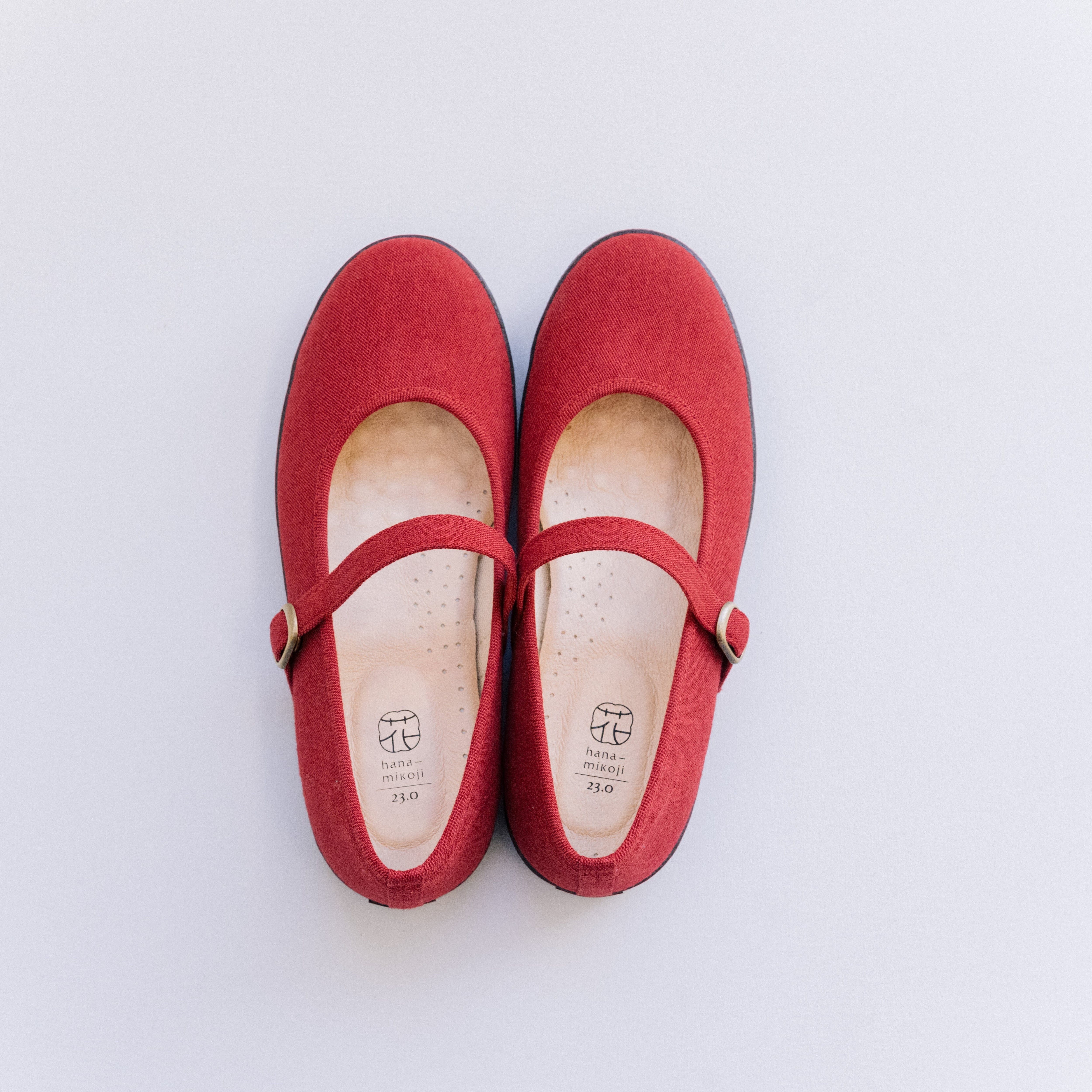 ストラップシューズ レッド | hanamikoji shoes - 花見小路 -【公式