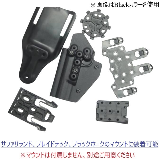 六七五 TT33 トカレフ 専用 カイデックスホルスター Blackカラー 右用