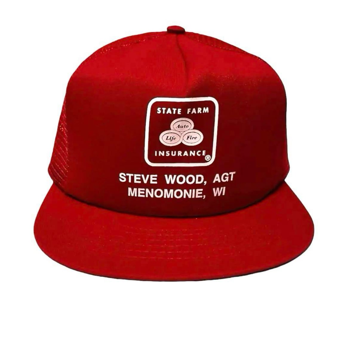 デッドストック SWINGSTER キャップ レッド ファーマー 農業 帽子 赤