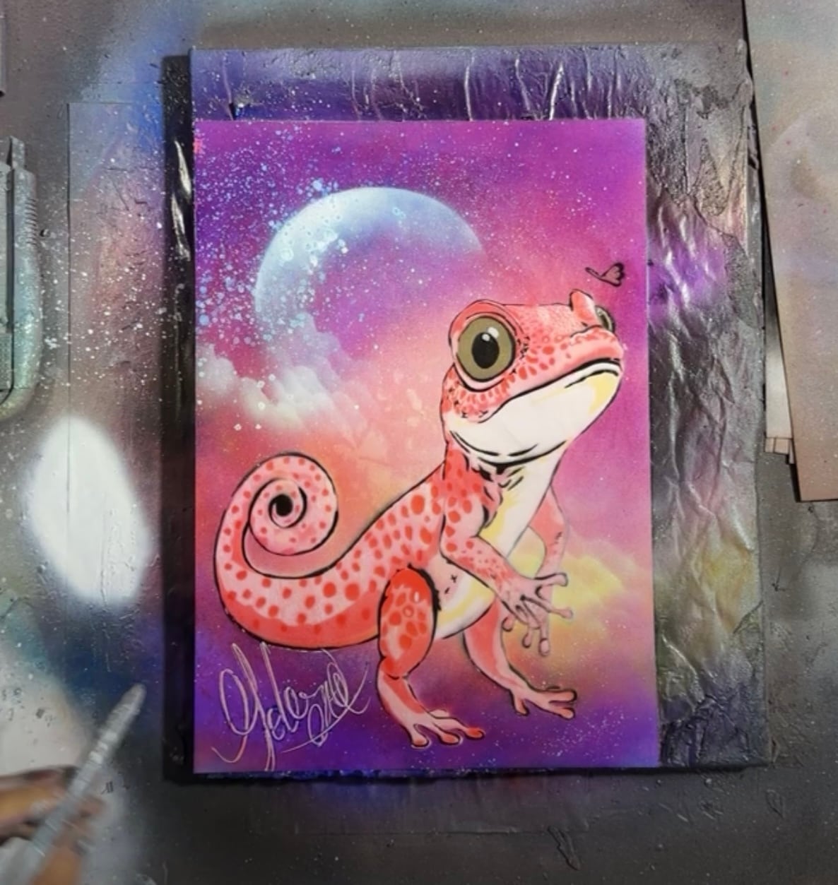 スプレーアートエデンさん B4 サイズ 原画 スプレーアートエデン原画