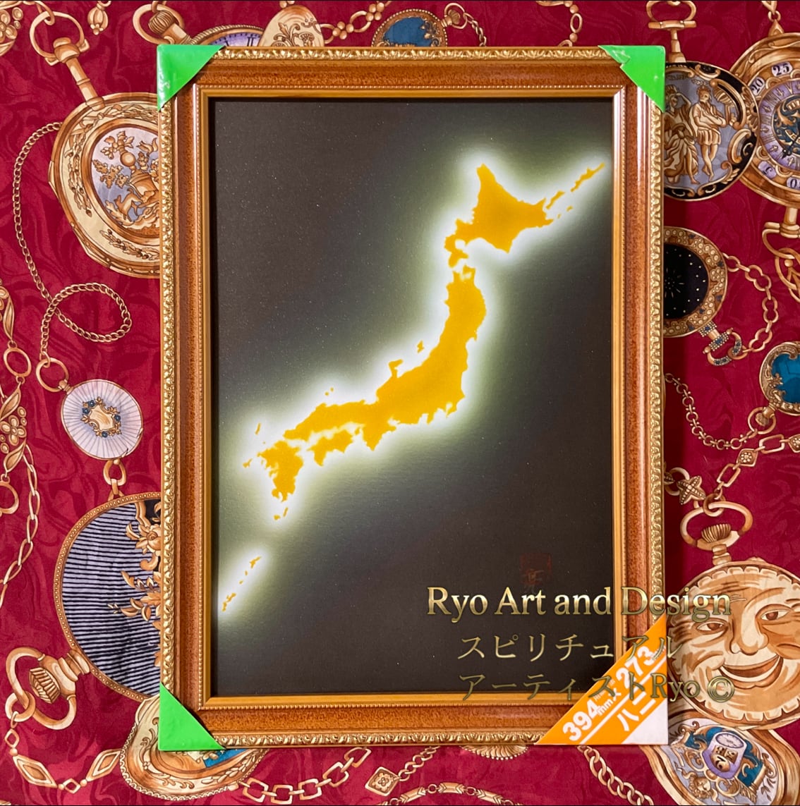 高波動開運アート】奇跡報告多☆大天使ミカエル赤F3号宇宙エネルギー