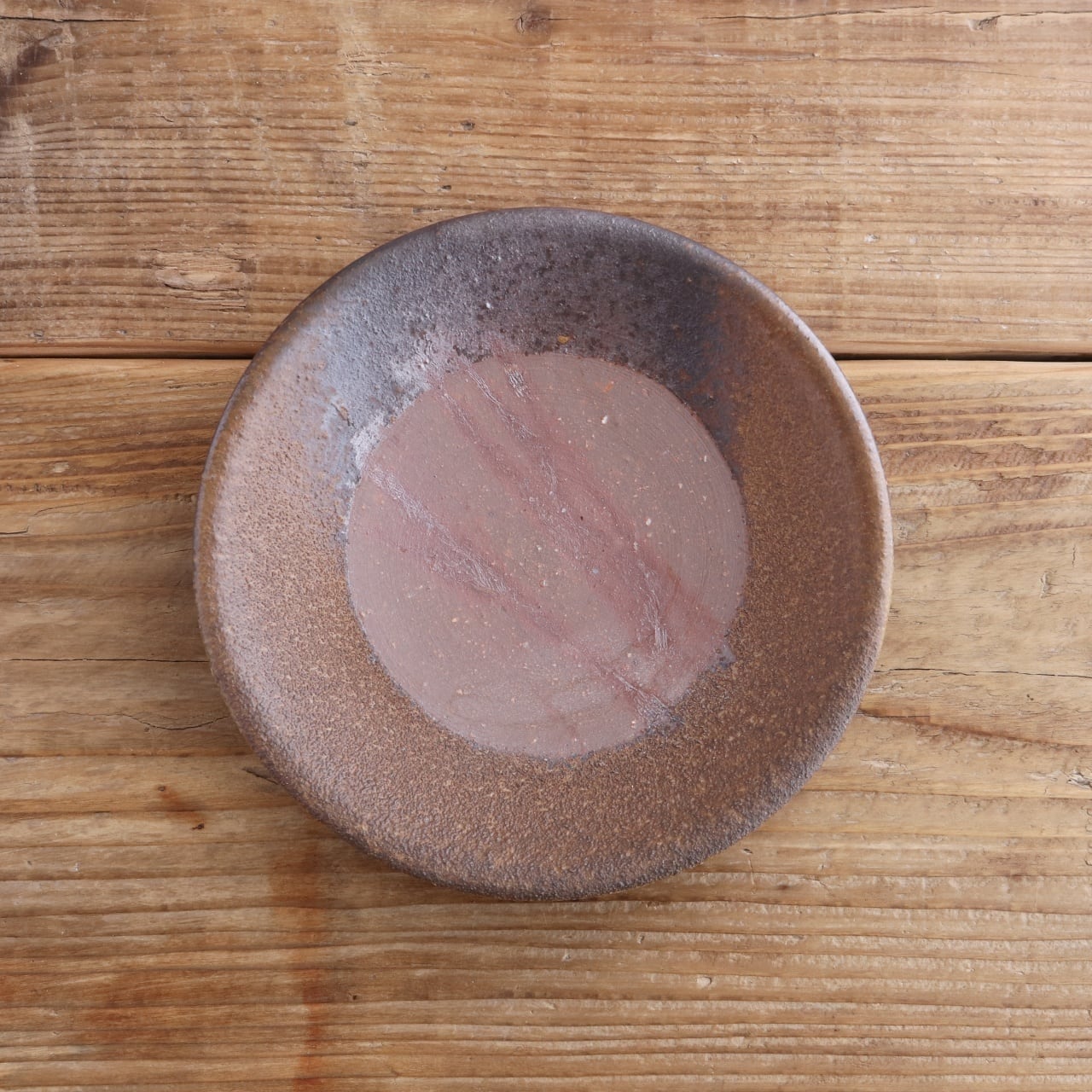 備前焼 ソーサー / プレート皿【胡麻 / ゴマ】 | 備前焼 焼きもん屋