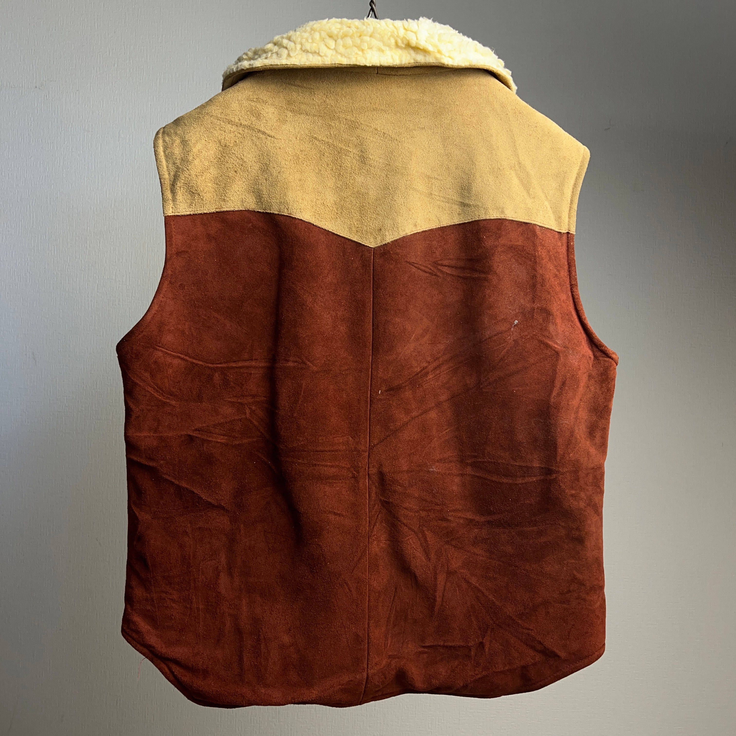 80's Mountaineer Leather Suede Vest USA製 SIZE L 80年代 スエード