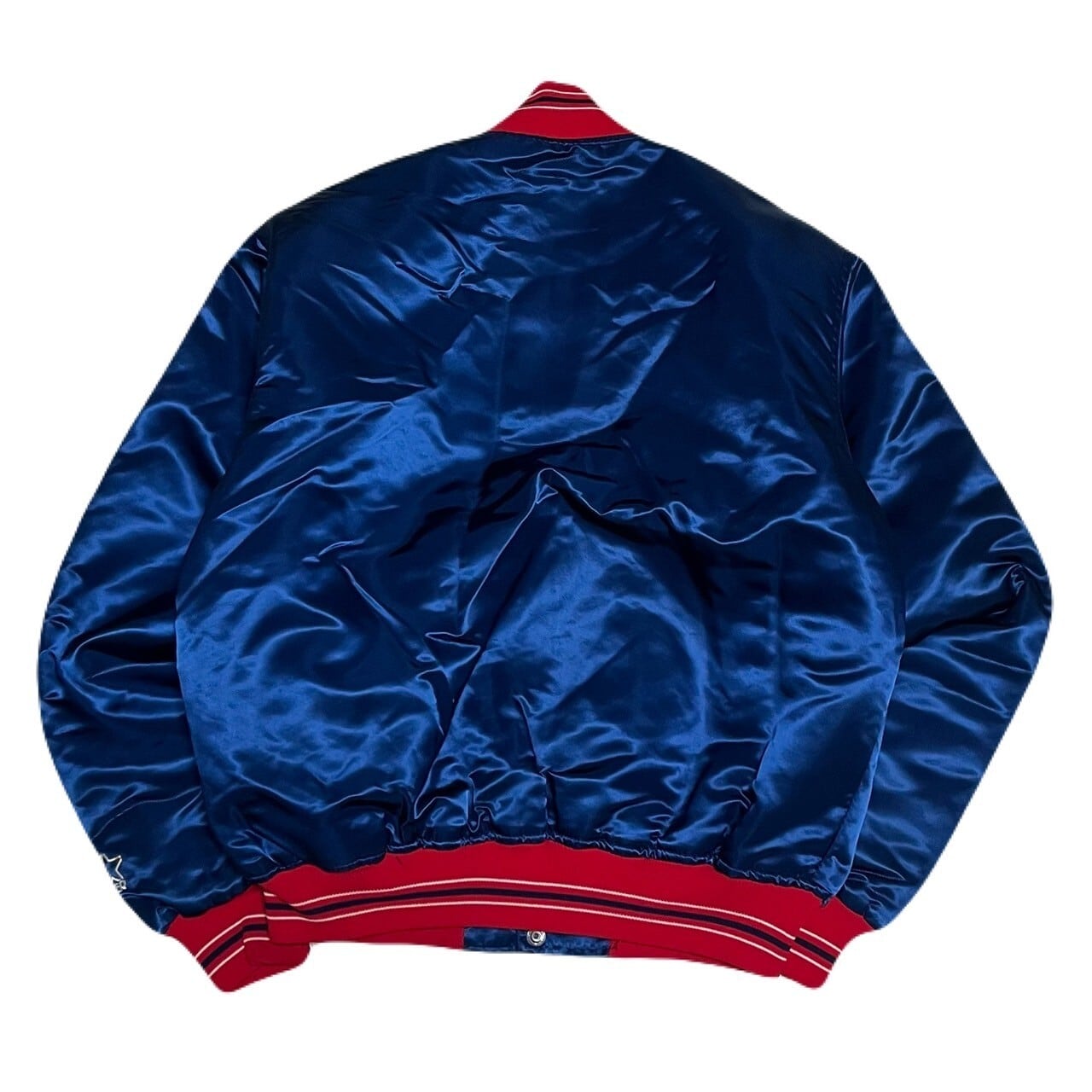 size M】90s USA製 STARTER MLB インディアンス スタジャン