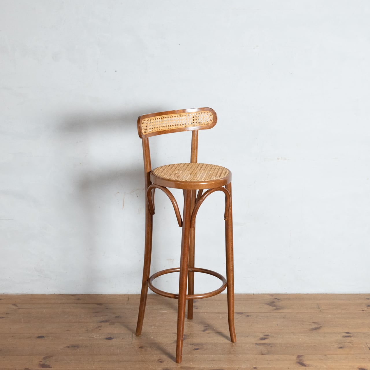 Bentwood Counter Chair【A】/ ベントウッド カウンターチェア〈ラタン