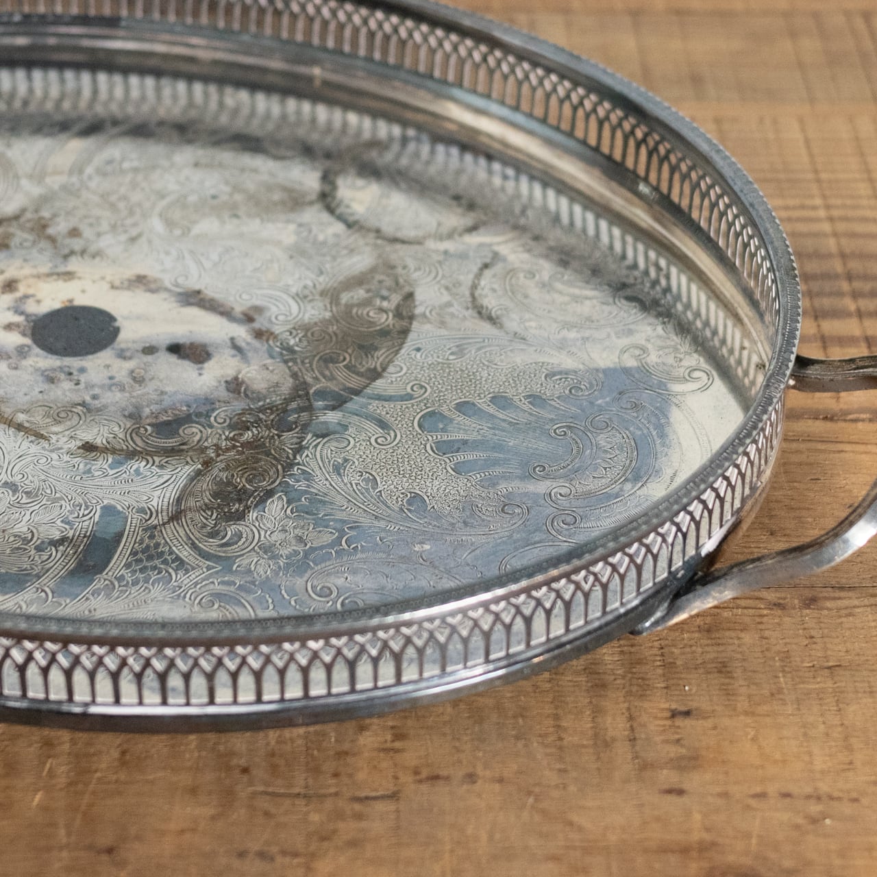 Tray / トレイ〈トレー・お盆・シルバー食器・シルバートレイ