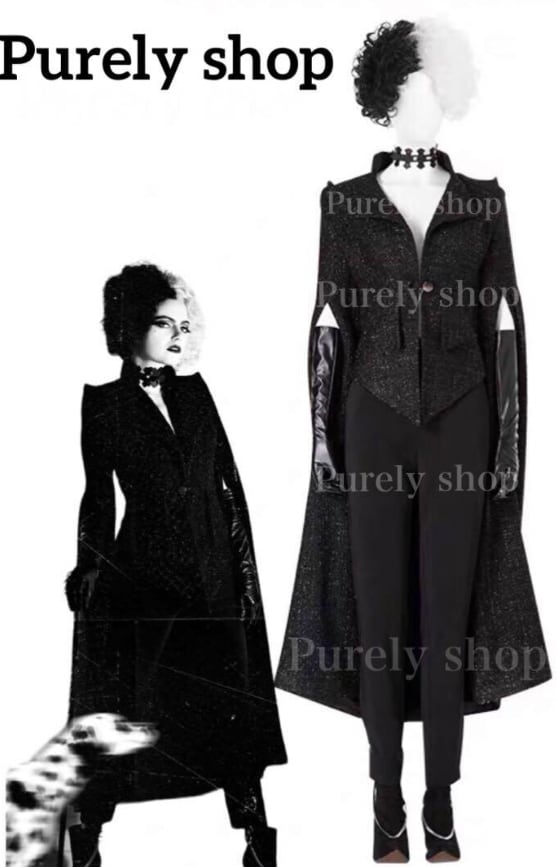 ディズニー 実写版クルエラ クルエラ 衣装 Dハロ 仮装 コスプレ