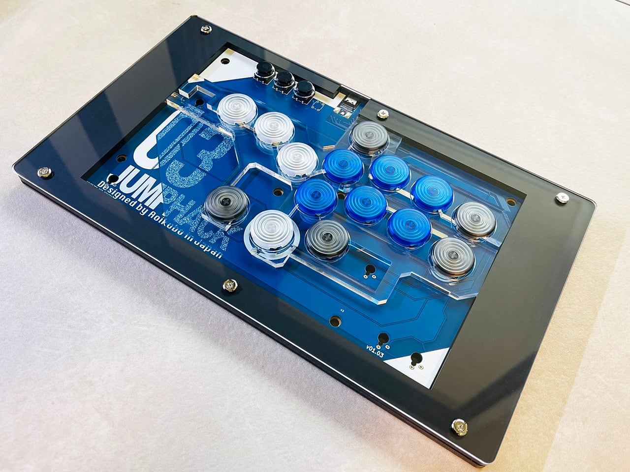 自作キット】JumpHack03 スト6向けレバーレスコントローラー PC/Switch