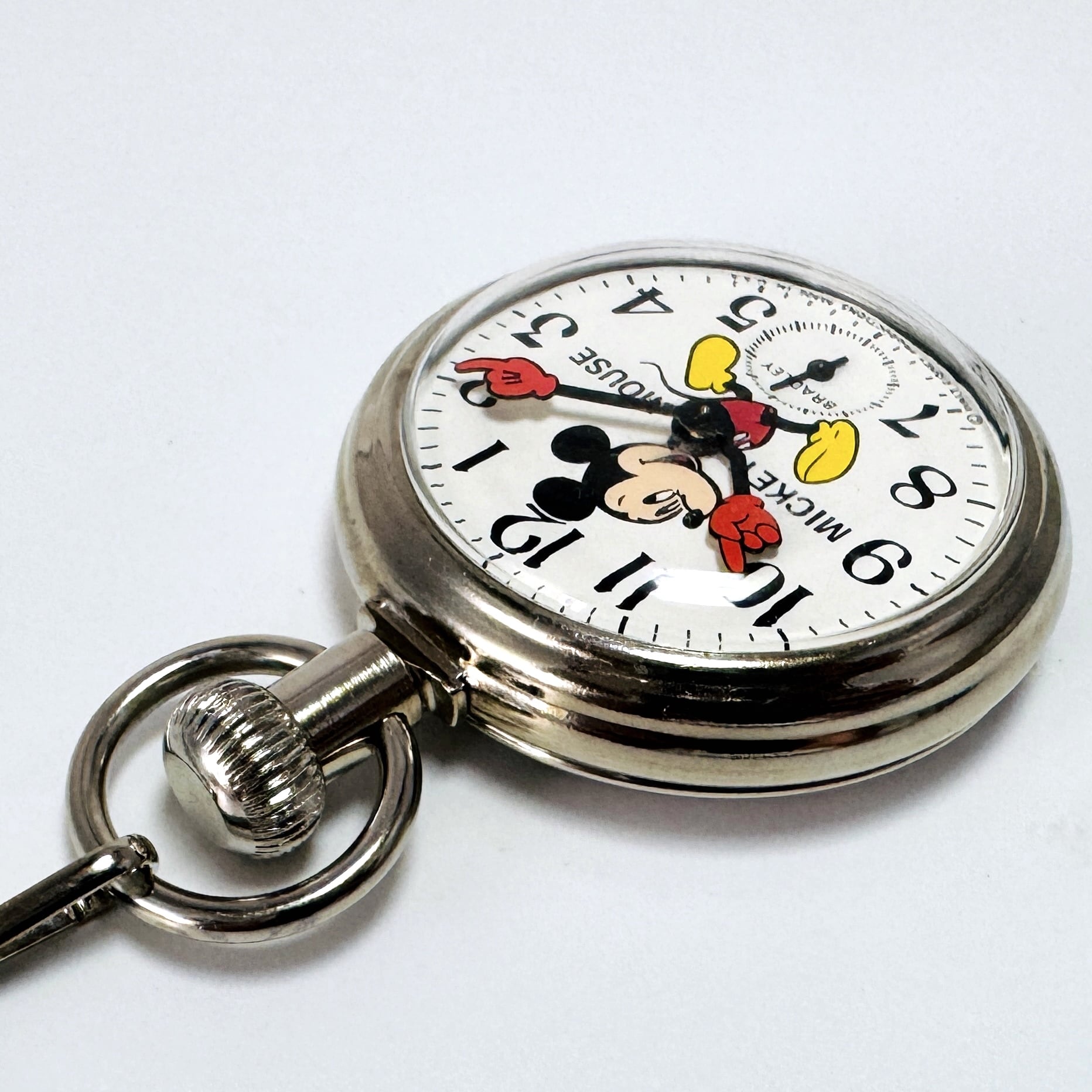 ブラッドレイ/BRADLEY【ミッキーマウス】/手巻き 1970年代/オリジナル