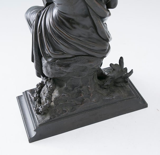 duchoiselle ブロンズ 銅製 少女像 置物 オブジェ インテリア 仏蘭西