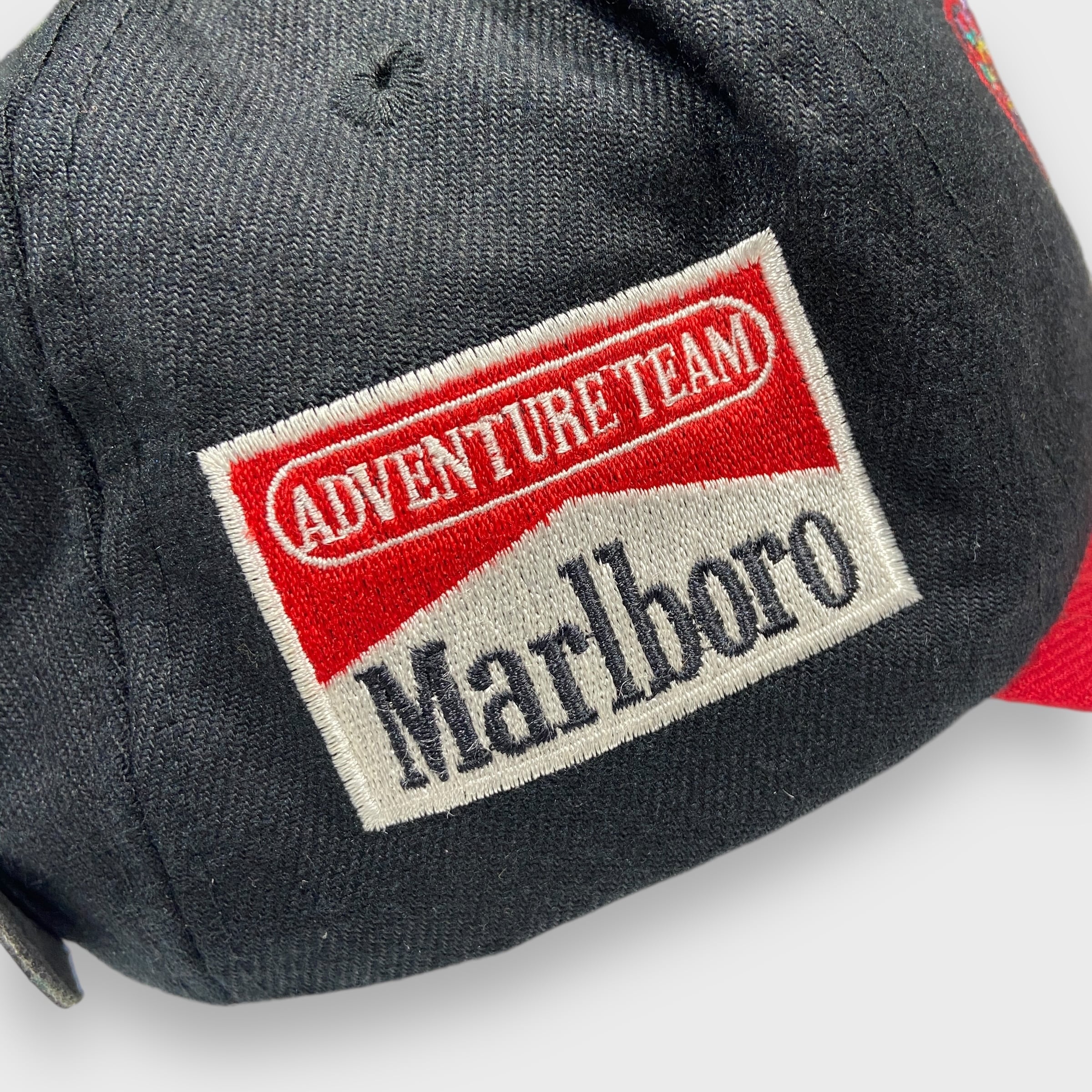 レア 90s マルボロ タバコ銘柄 スネークパス ロゴキャップ ツートーン