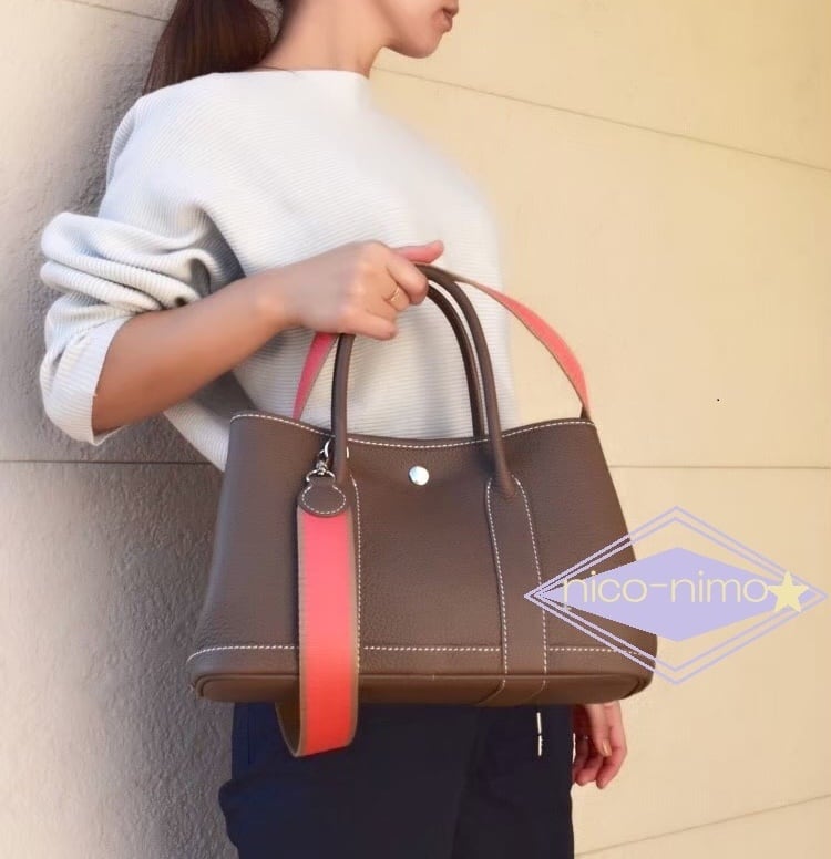 ch!iiibag レザーバスケット　ブラウン　ハンドバッグ ch!iiibag