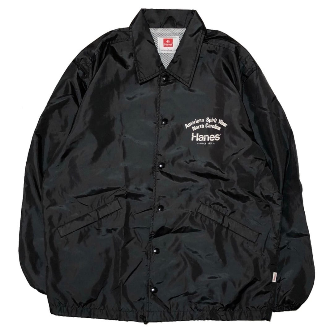 size L】90s HANES ヘインズ コーチジャケット ナイロンジャケット