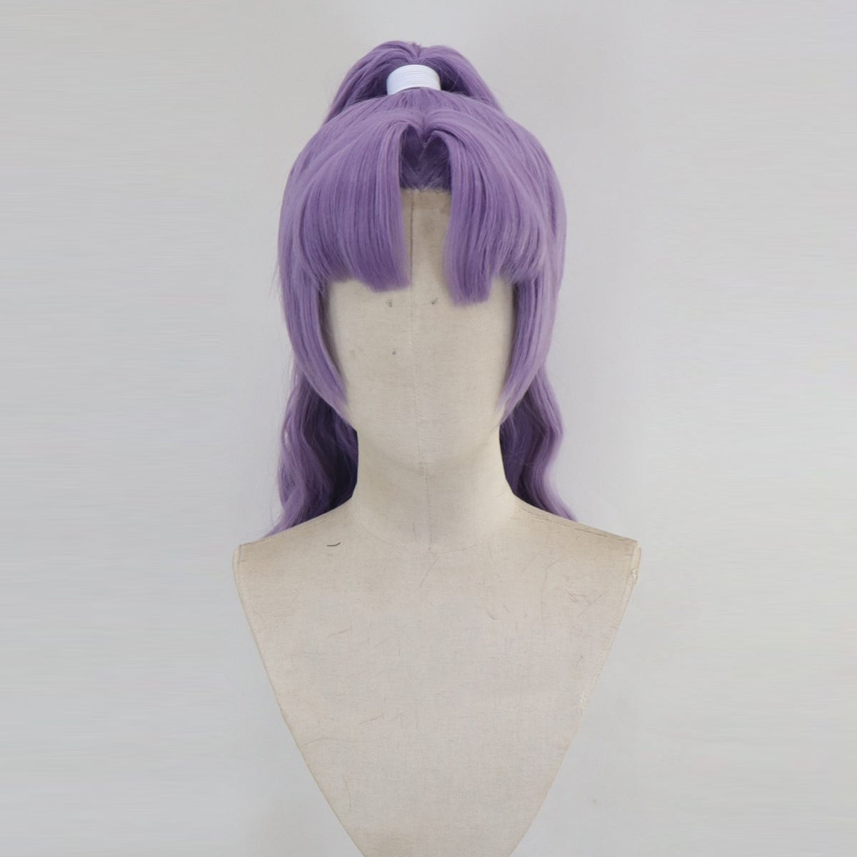 コスプレ耐熱ウィッグ オーダー キャラクター造形ウィッグ ラベンダー