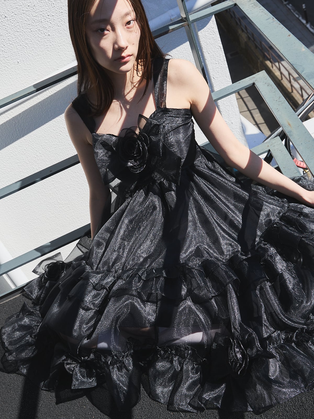 pain】オーガンジーローズリボンワンピース | lilLilly official webstore