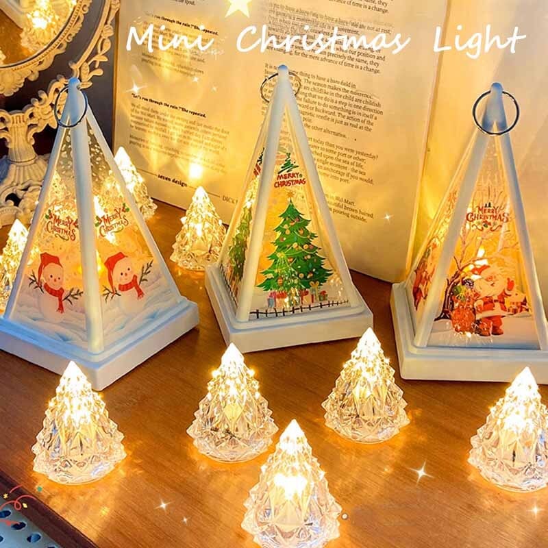 クリスマス雑貨 ミニツリー ライト 卓上 玄関 おしゃれ 小道具 室内
