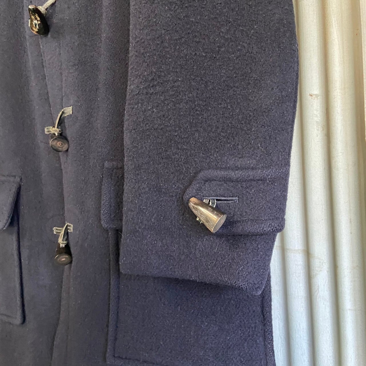 ヴィンテージ 英国製 Burberry's バーバリー メルトン ダッフルコート