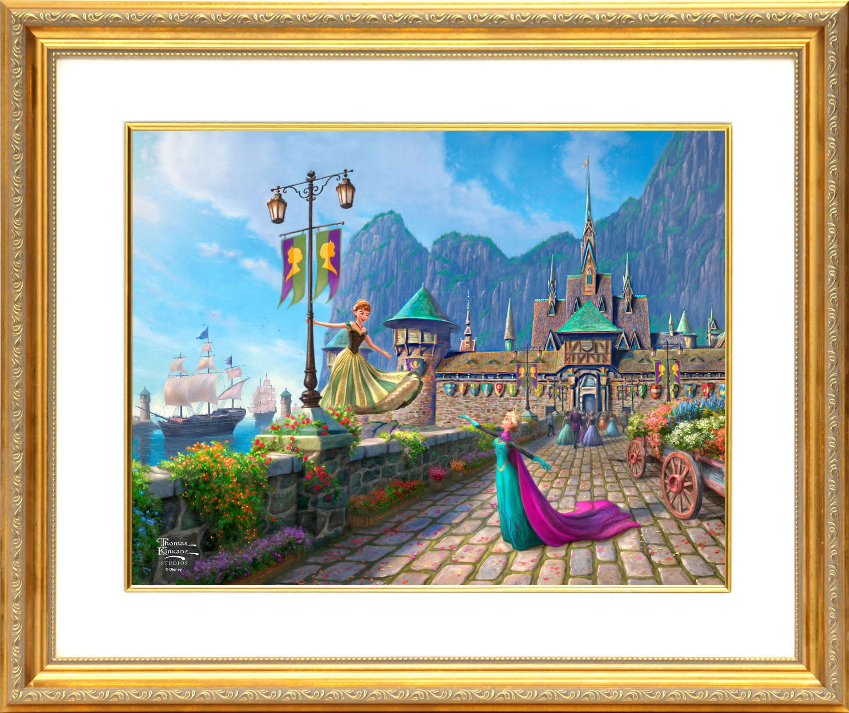 ディズニー絵画「アナと雪の女王/セレブレーション イン アレンデール