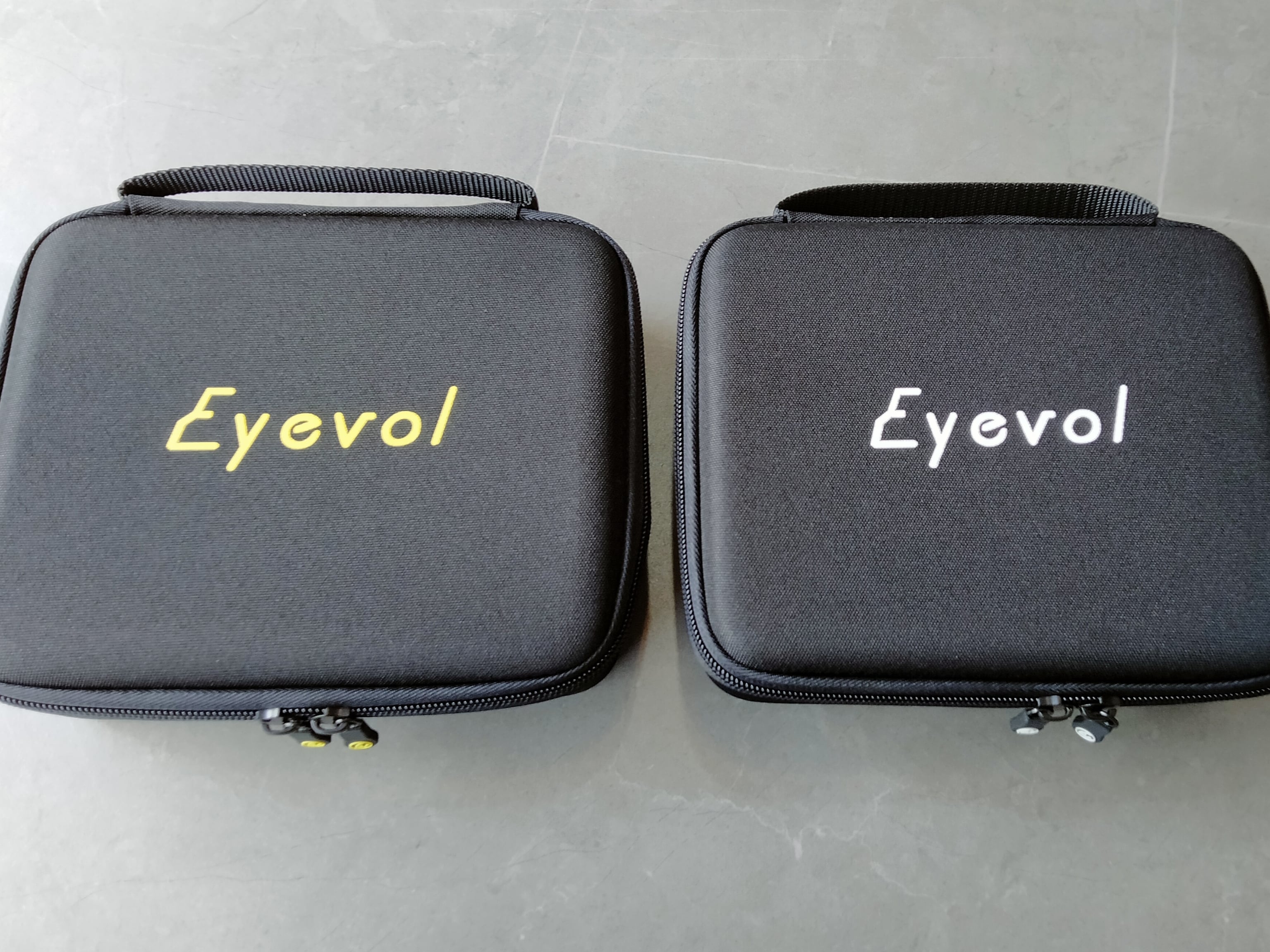 Eyevol（アイヴォル）3本収納 TRAVEL CASE／YELLOW・WHITE LOGO