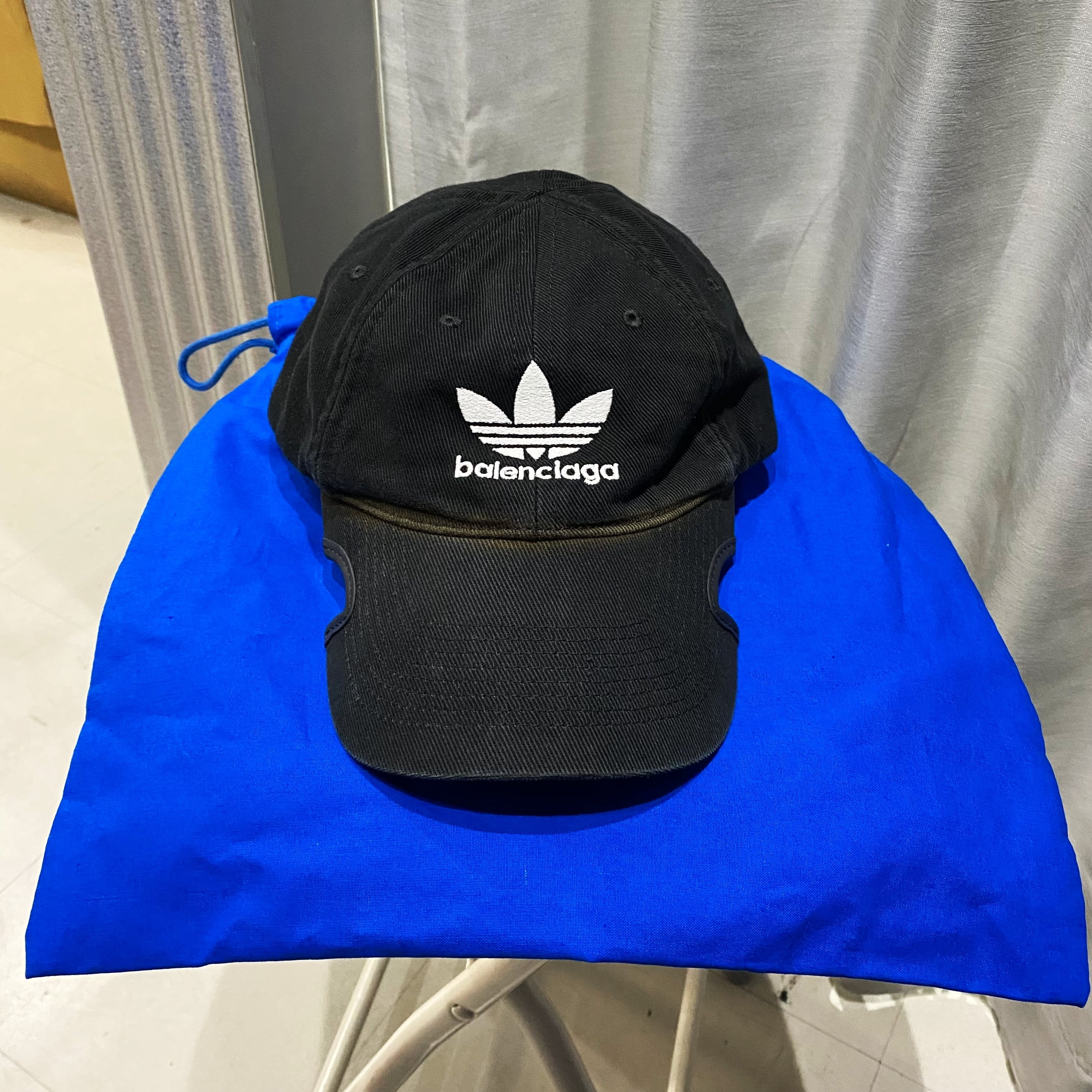 BALENCIAGA×adidas バレンシアガ アディダス ロゴ コラボキャップ