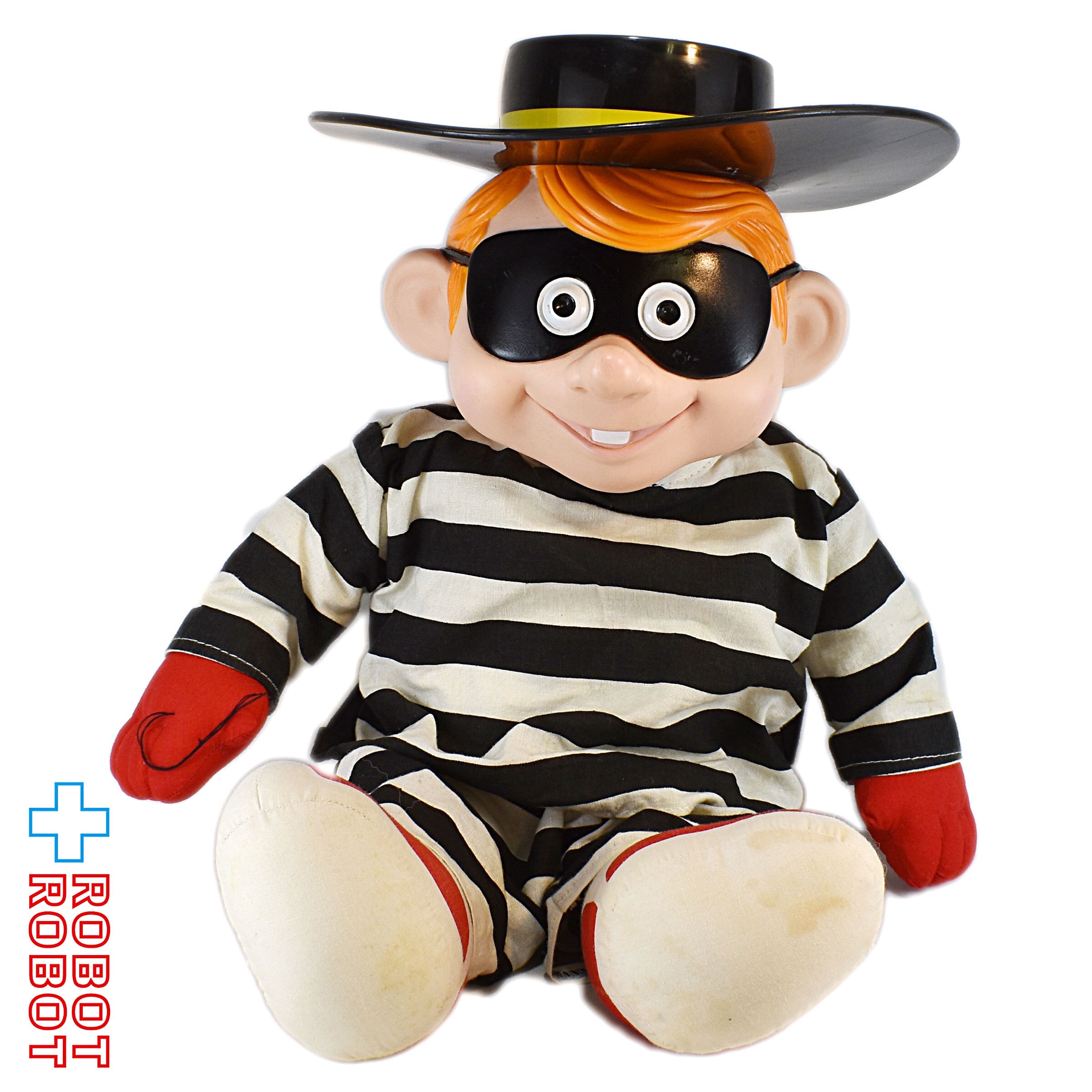 マクドナルド ハンバーグラー ビニールヘッド ぬいぐるみ人形 40センチ