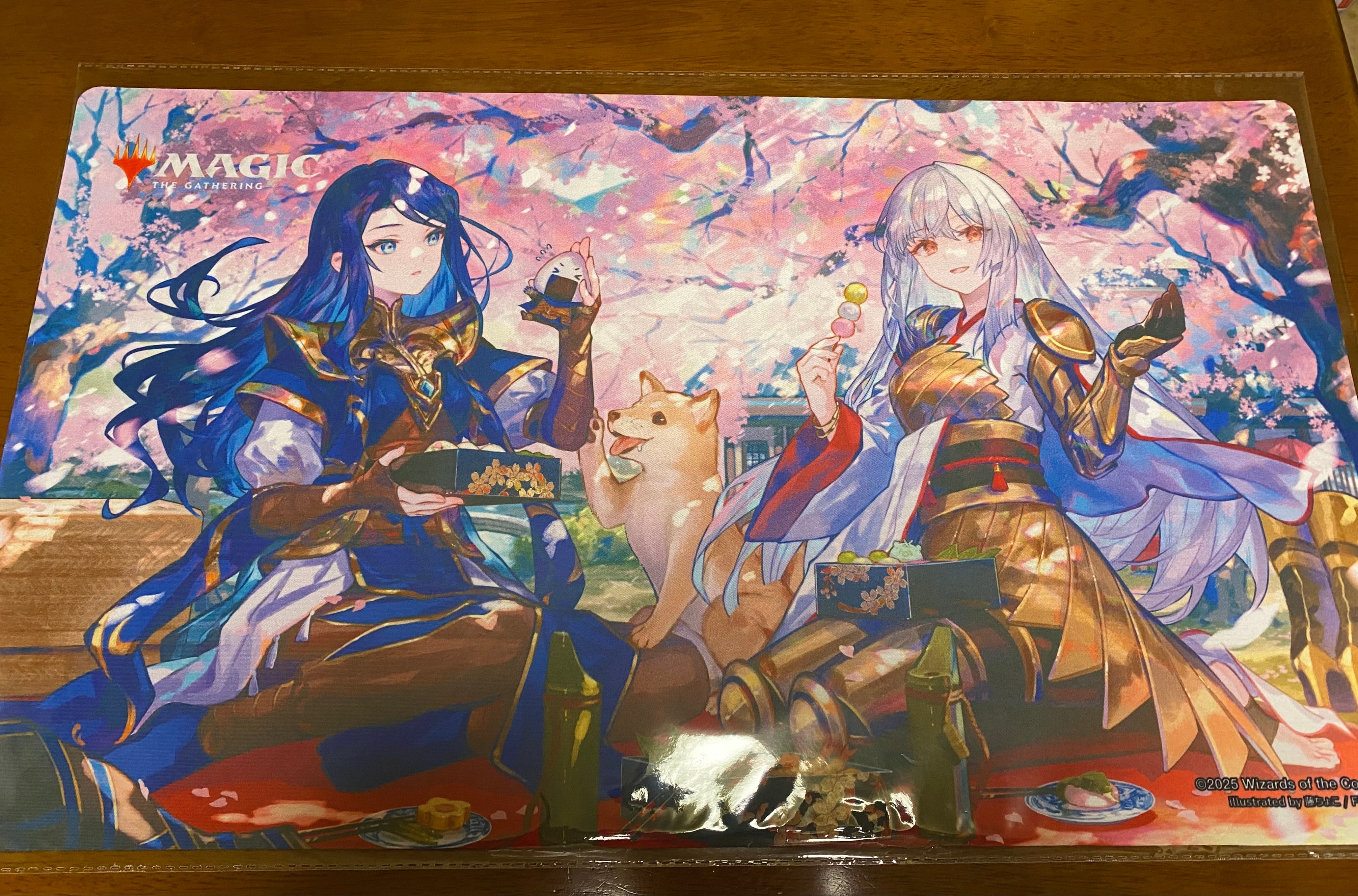 放浪皇＆ナーセットver.] 放浪皇のお花見キャンペーンプレイマット