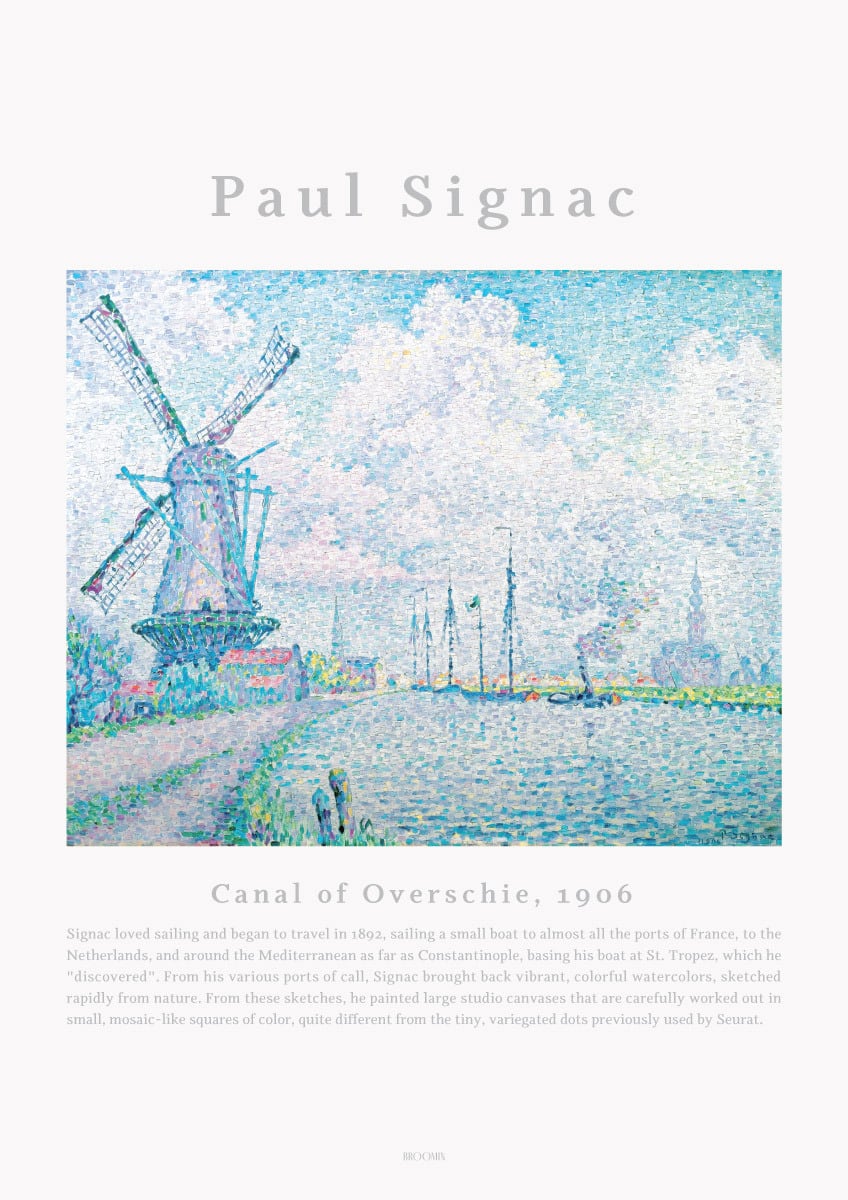ポール・シニャック Canal of Overschie | AP127 | アートポスター