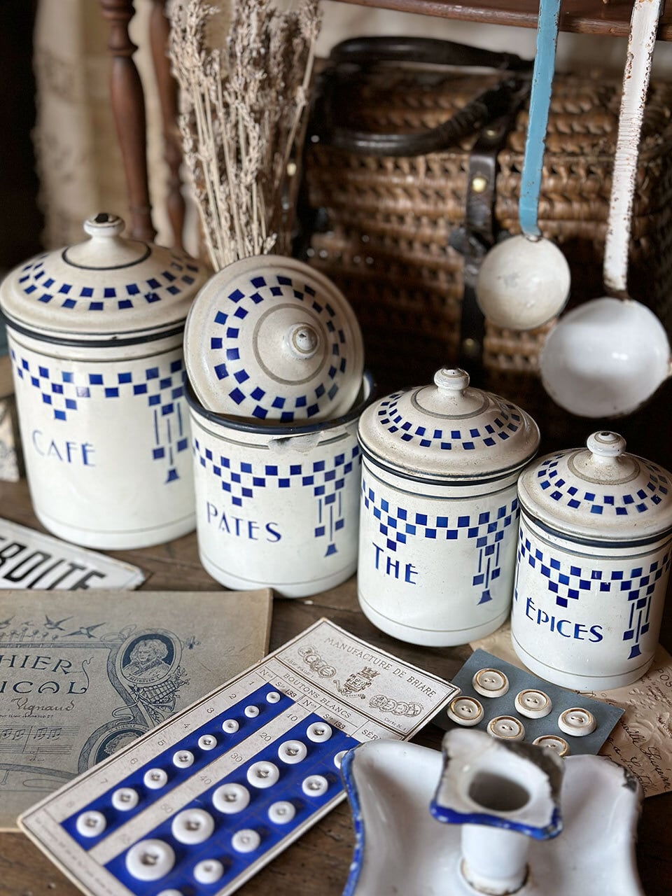 キャニスター | Brocante de La Cocotte （フランスアンティーク