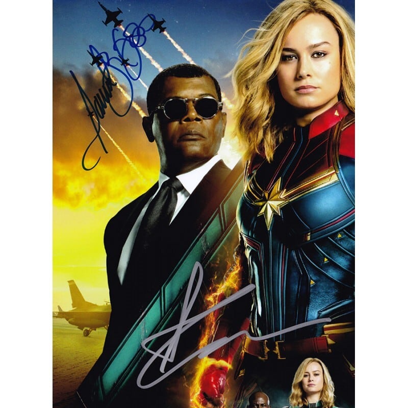 Captain Marvel(キャプテンマーベル) 【8名直筆サイン入りミニポスター