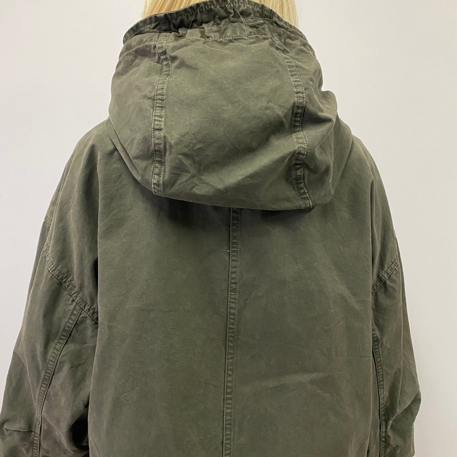 GAP ギャップ ミリタリー モッズコート メンズL 古着 カーキグリーン