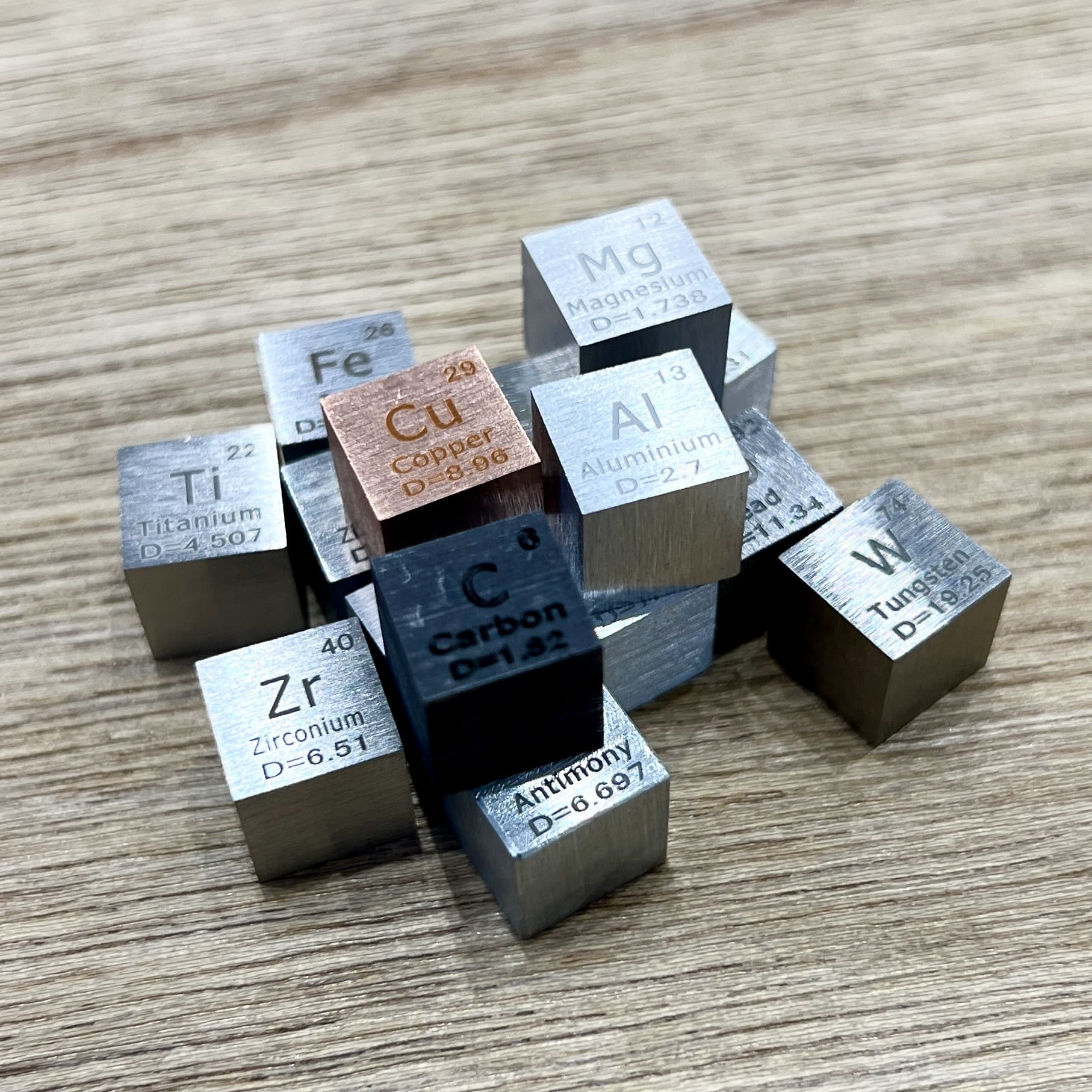 元素標本キューブ【16種セット】 | 葡萄屋 鉱物＆雑貨店