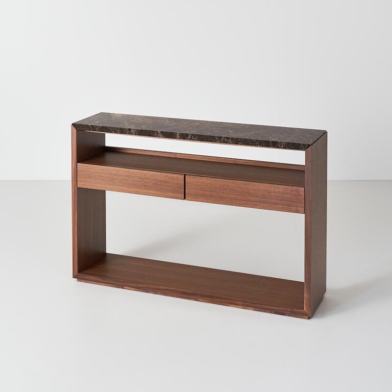 コンソールテーブル｜天然大理石天板 幅1200 ｜UB-03M | Hagiwara Design