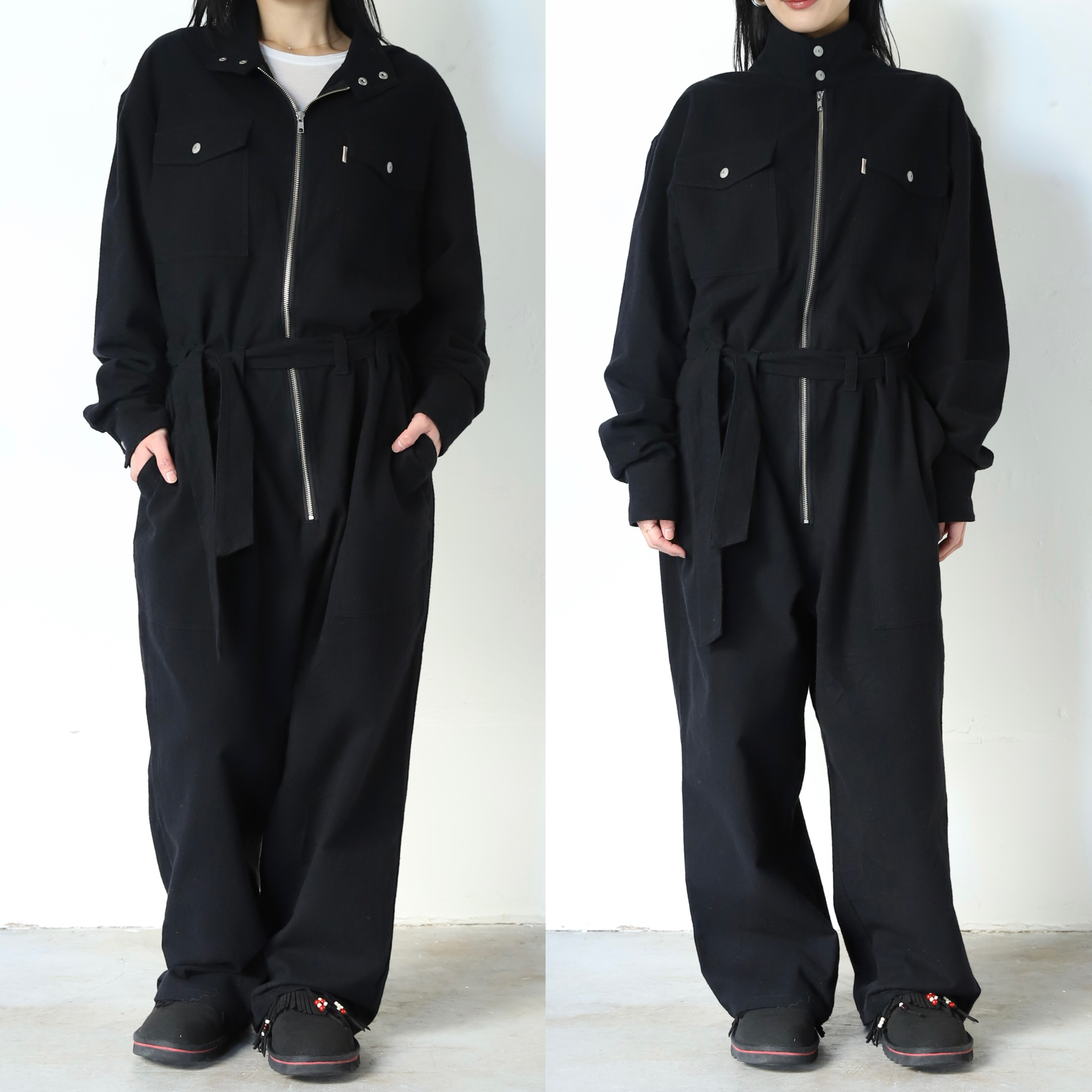 Fabric Jumpsuit / ファブリックジャンプスーツ | AMBERGLEAM