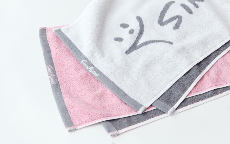 SINGALONG Towel pink | SINGALONG（シンガロン）｜公式オンラインストア