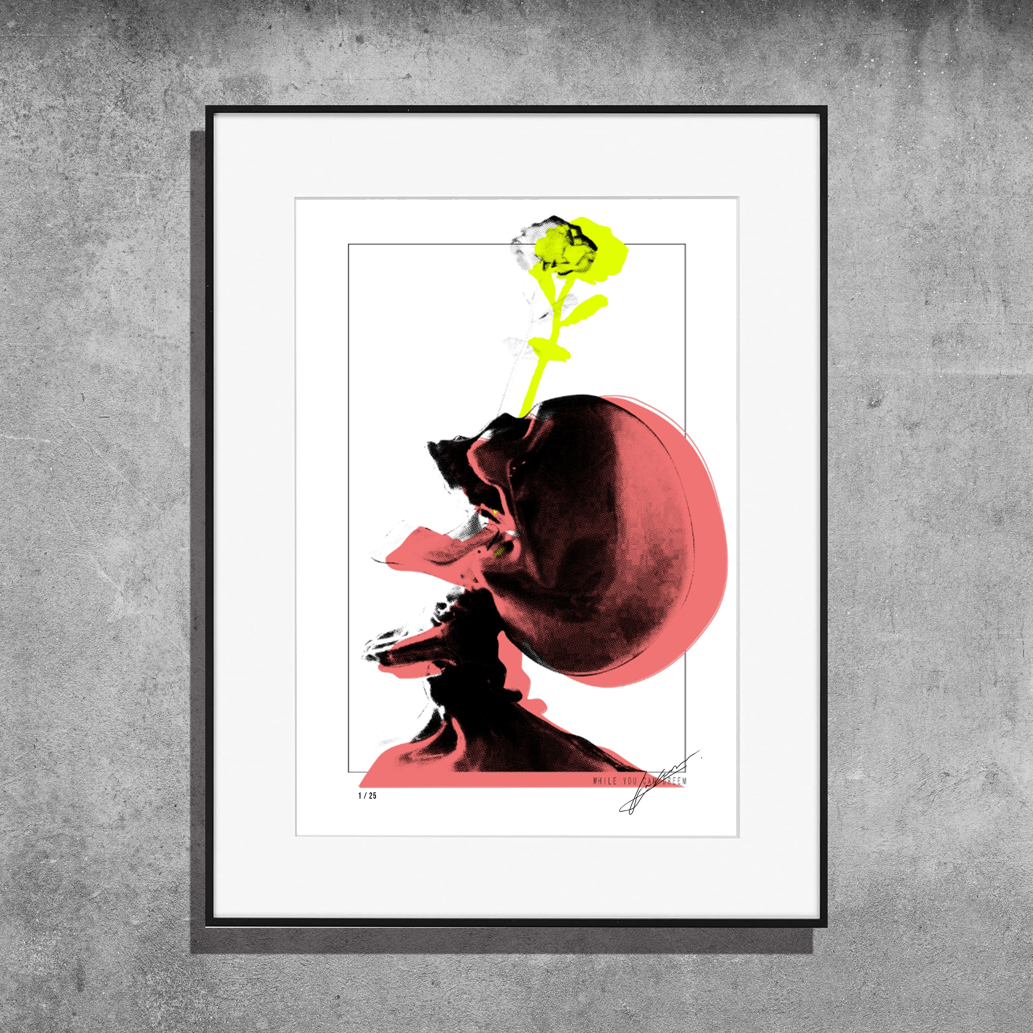 予約受付】シルクスクリーンアート / Wabi-Sabi Flower Arrangement